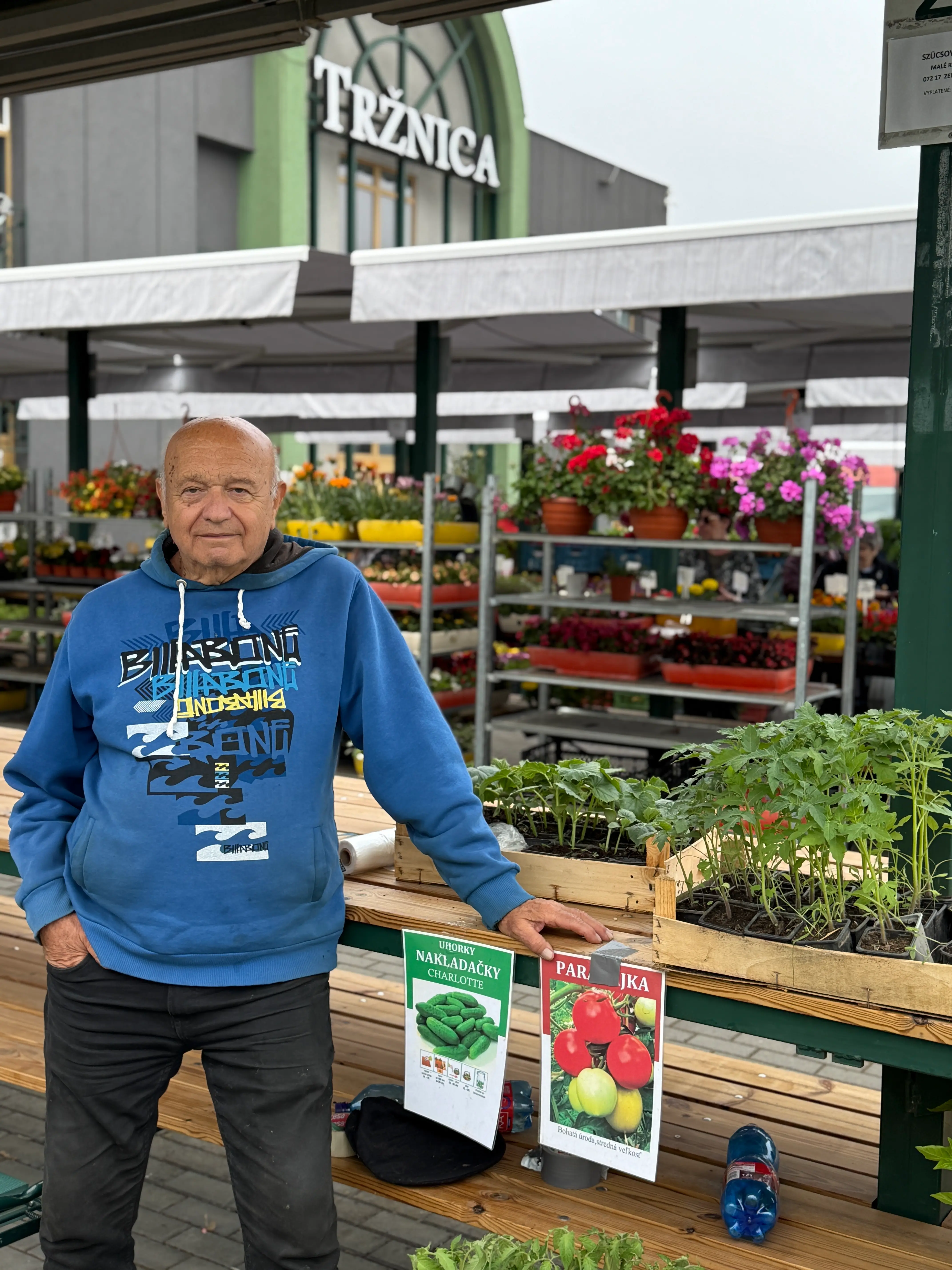 Tržnica Michalovce – zeleninový trh vo farmárskej časti