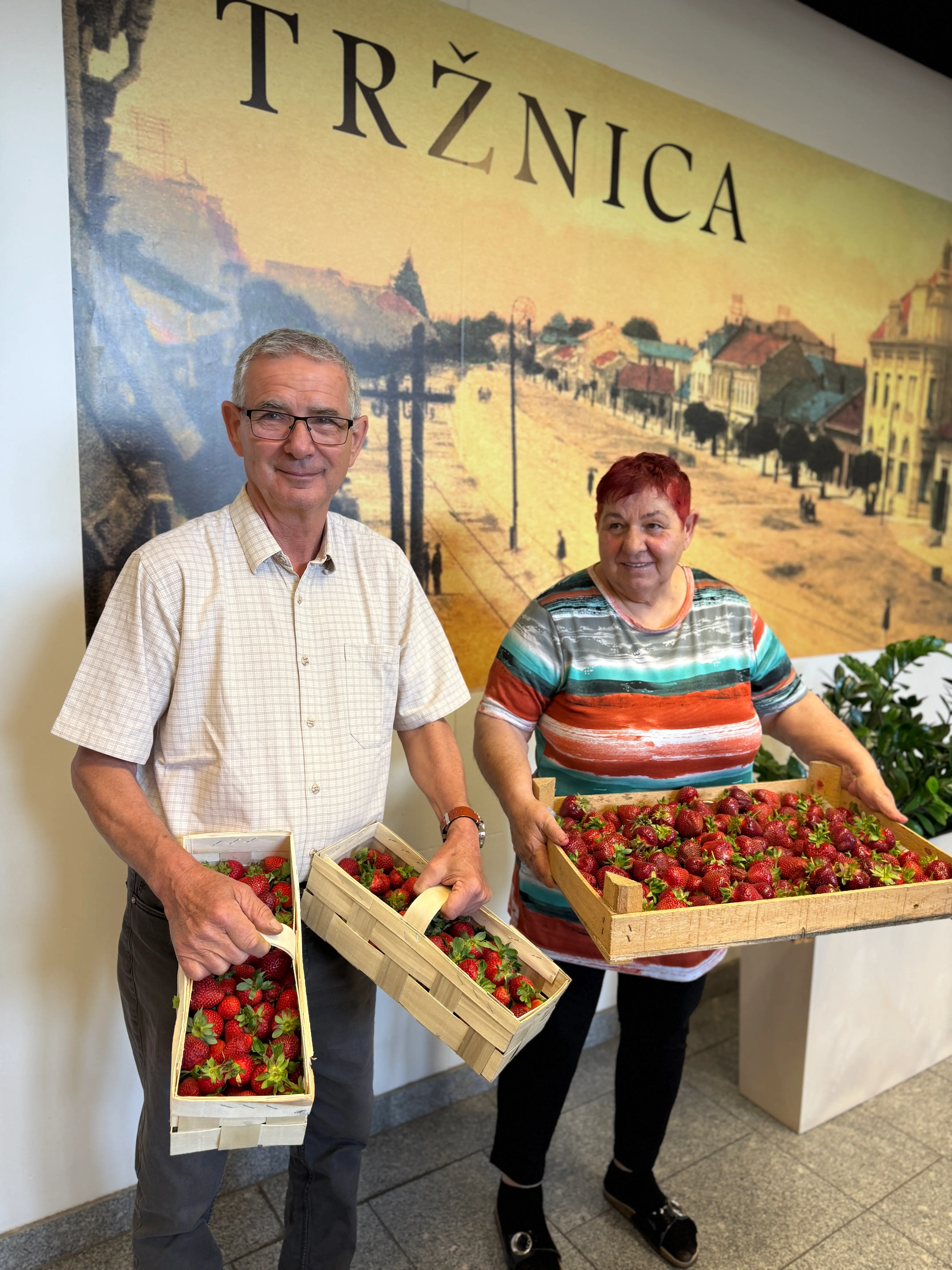 Tržnica Michalovce – zeleninové trhy zhora