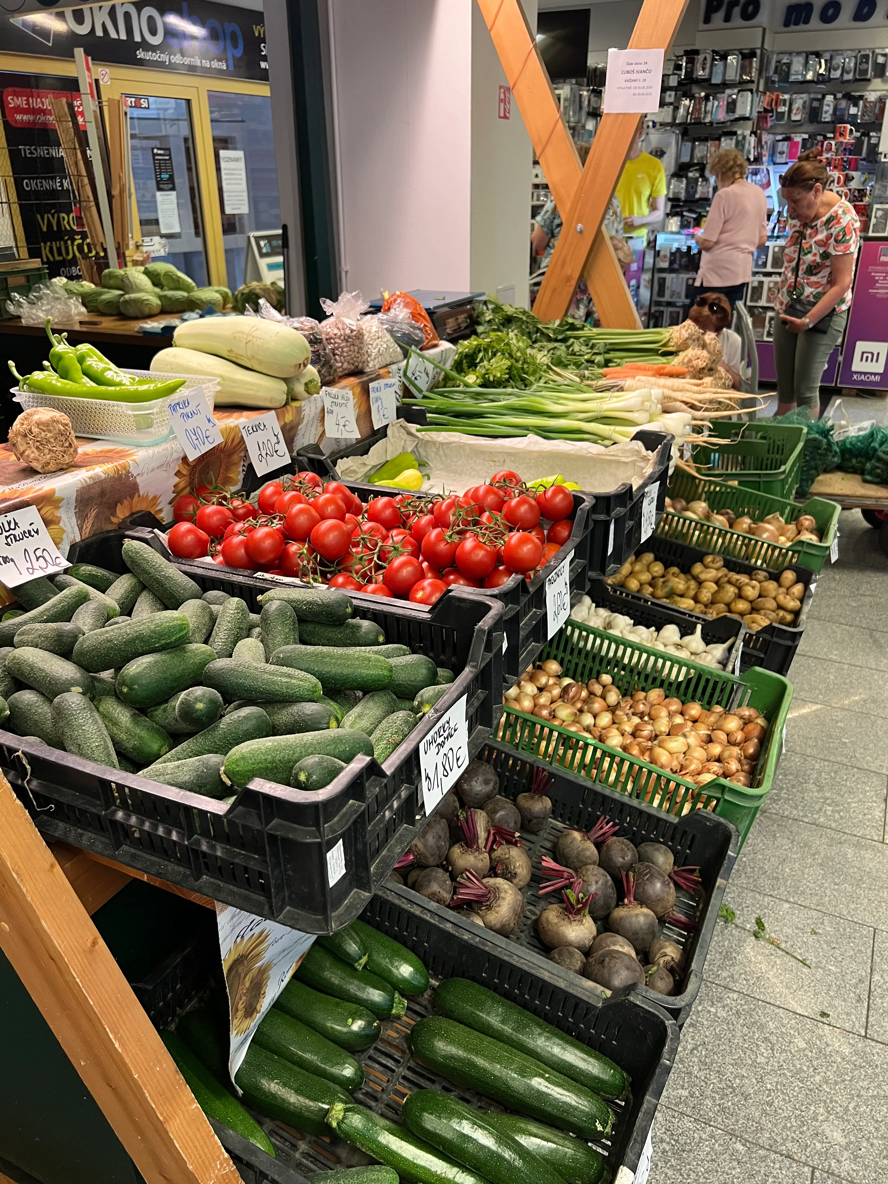 Tržnica Michalovce – bohatý výber sezónnej zeleniny